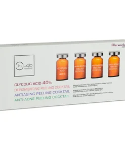 Fillerworld - In Lab Medical Glycolic Acid 40% (4 Vials x 5ml) Exp date 31.12.25